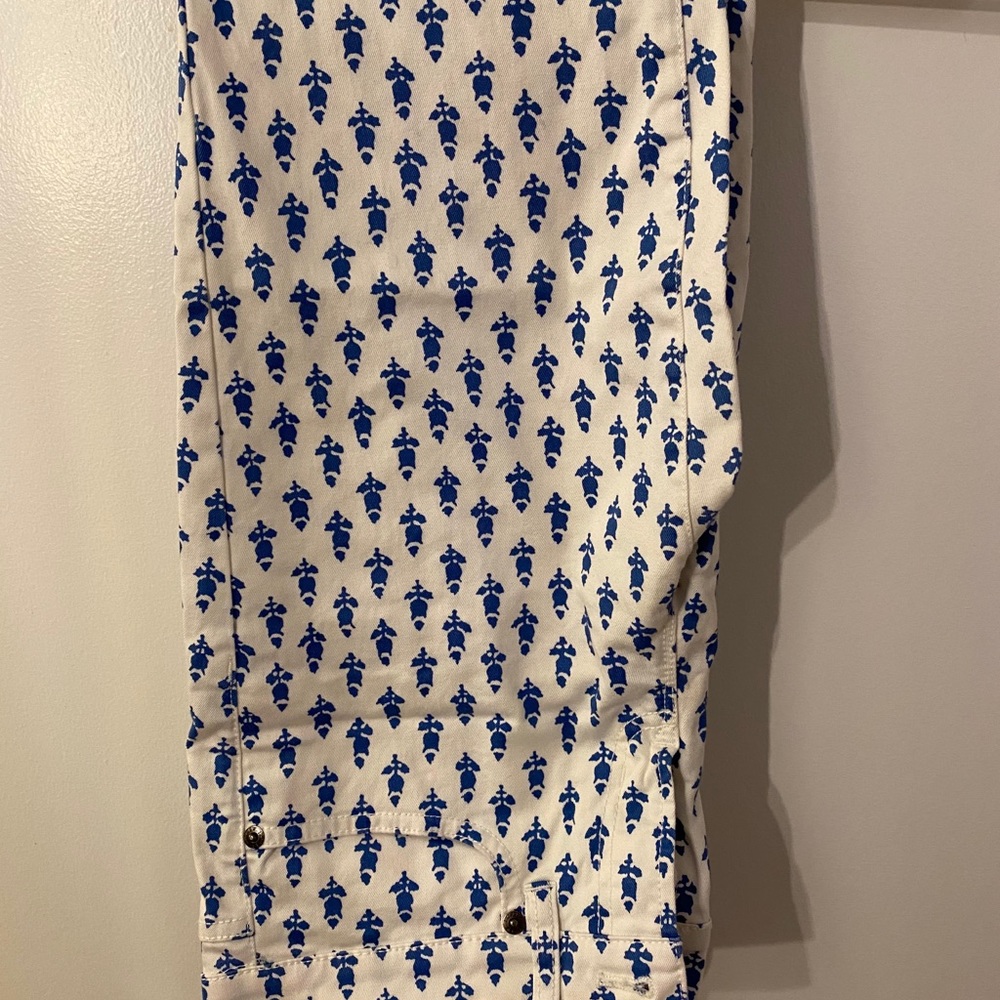 Patterned J.Crew Toothpick Jeans